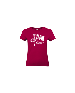Girly-Shirt "SEI MEIN KLEMPNER" sorbet