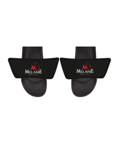 Badelatschen "MELANIE MÜLLER Logo" schwarz