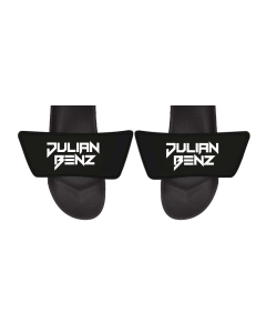 Badelatschen "JULIAN BENZ Logo" schwarz