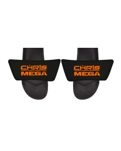 Badelatschen "CHRIS MEGA Logo" schwarz