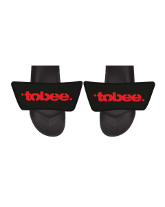 Badelatschen "TOBEE Logo" schwarz