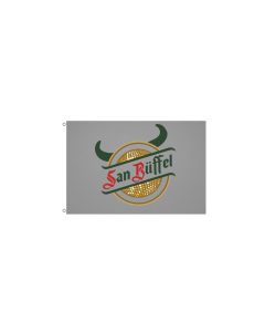 Fahne "SAN BÜFFEL" grau