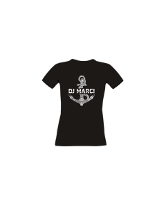 Girly-Shirt "ANKER" schwarz