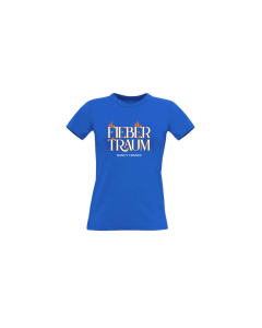 Girly-Shirt "FIEBERTRAUM" blau