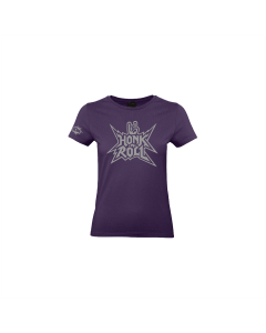 Girly-Shirt "HONK N ROLL" lila