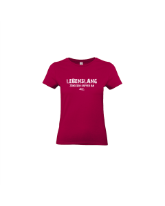 Girly-Shirt "LEBENSLANG" sorbet
