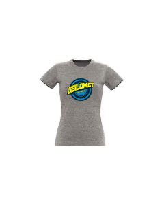 Girly-Shirt "GEILOMAT Logo" (bunt) grau