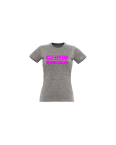 Girly-Shirt "CHRIS MEGA  Logo" grau