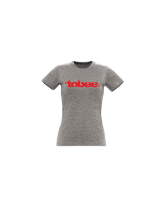 Girly-Shirt "TOBEE Logo" grau