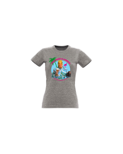 Girly-Shirt "INGO OHNE FLAMINGO Logo" grau