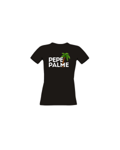 Girly-Shirt "PEPE PALME Logo" schwarz