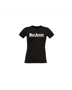 Girly-Shirt "BIGANDI Logo" schwarz