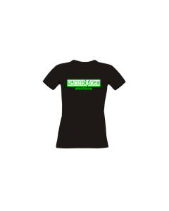Girly-Shirt "SABBOTAGE Logo" schwarz