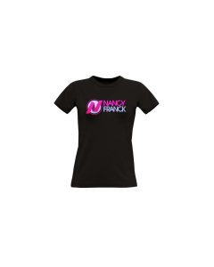 Girly-Shirt "NANCY FRANCK Logo" schwarz