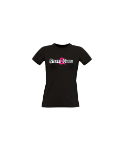 Girly-Shirt "STEFFI & CHRIS Logo" schwarz