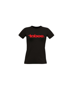 Girly-Shirt "TOBEE Logo" schwarz