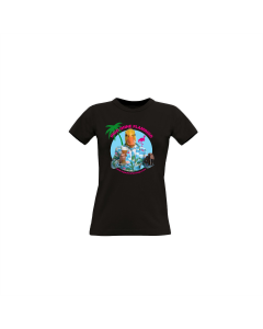 Girly-Shirt "INGO OHNE FLAMINGO Logo" schwarz