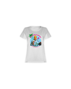 Girly-Shirt "INGO OHNE FLAMINGO Logo" weiß