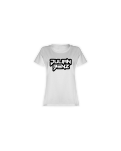 Girly-Shirt "JULIAN BENZ Logo" weiß
