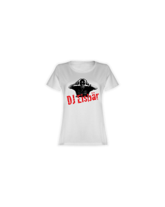 Girly-Shirt "DJ EISBÄR Logo" weiß