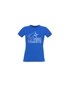 Girly-Shirt "MEIKI RAKETE Logo" blau