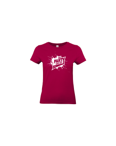Girly-Shirt "DIE PARTY SIND WIR" sorbet