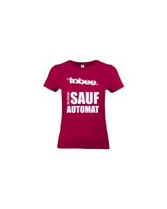 Girly-Shirt "ICH BIN EIN SAUFAUTOMAT" sorbet