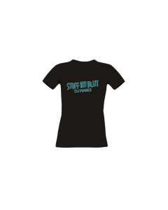 Girly-Shirt "STOFF IM BLUT" schwarz