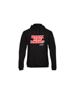 Kapuzen Sweat-Shirt "BOCK AUF MEER?" schwarz