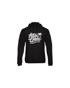 Kapuzen Sweat-Shirt "HOLA HOLA" schwarz