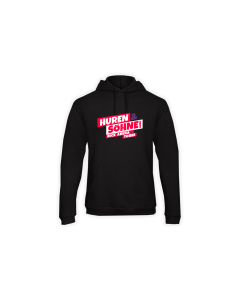 Kapuzen Sweat-Shirt "HUREN & SÖHNE" schwarz