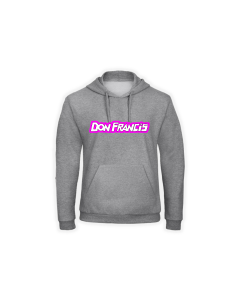 Kapuzen Sweat-Shirt "DON FRANCIS Logo" grau