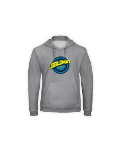 Kapuzen Sweat-Shirt "GEILOMAT Logo" (bunt) grau