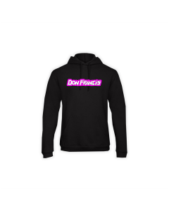 Kapuzen Sweat-Shirt "DON FRANCIS Logo" schwarz