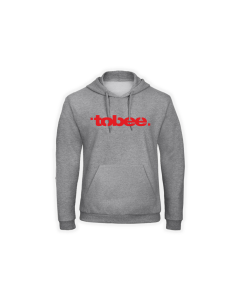 Kapuzen Sweat-Shirt "TOBEE Logo" grau