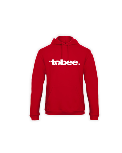 Kapuzen Sweat-Shirt "TOBEE Logo" rot