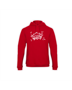 Kapuzen Sweat-Shirt "RINSCHI Logo"  rot