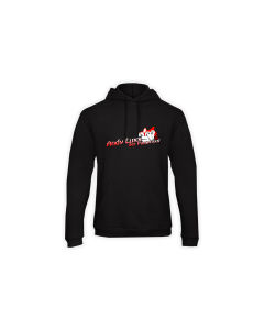 Kapuzen Sweat-Shirt "ANDY LUXX DER PARTYFUXX Logo" rot, schwarz