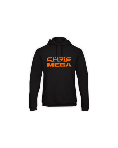 Kapuzen Sweat-Shirt "CHRIS MEGA Logo" schwarz