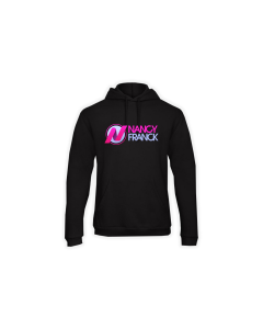 Kapuzen Sweat-Shirt "NANCY FRANCK Logo" schwarz