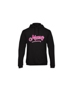 Kapuzen Sweat-Shirt "MARRY Logo" schwarz