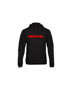 Kapuzen Sweat-Shirt "UNNORMAL Logo" schwarz