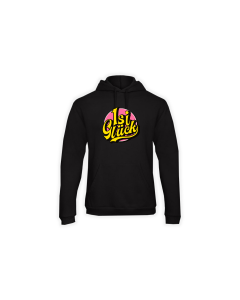 Kapuzen Sweat-Shirt "ISI  GLÜCK Logo" schwarz