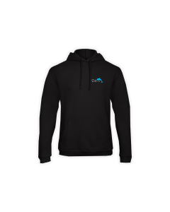 Kapuzen Sweat-Shirt "SABRINA Logo" klein, schwarz