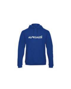 Kapuzen Sweat-Shirt "ALMKLAUSI Logo" blau