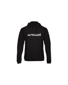 Kapuzen Sweat-Shirt "ALMKLAUSI Logo" schwarz