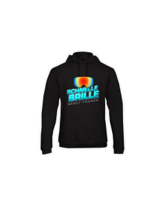 Kapuzen Sweat-Shirt "SCHNELLE BRILLE" schwarz
