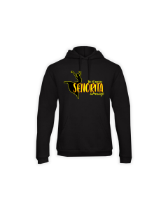 Kapuzen Sweat-Shirt "SEÑORITA" schwarz