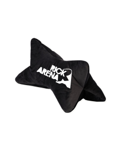 Reisekissen "RICK ARENA Logo" schwarz, bestickt