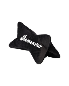 Reisekissen "RAMONSTAR Logo" schwarz, bestickt
